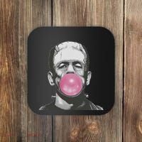 Frankenstein Monster With Pink Bubblegum Bubble Coaster thumb 0