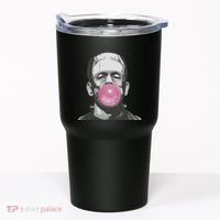 Frankenstein Monster With Pink Bubblegum Bubble Tumbler thumb 0