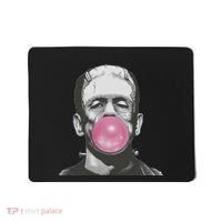 Frankenstein Monster With Pink Bubblegum Bubble Mousepad thumb 0