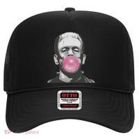 Frankenstein Monster With Pink Bubblegum Bubble Hat thumb 0