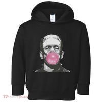 Frankenstein Monster With Pink Bubblegum Bubble Toddler Hoodie thumb 0