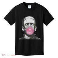 Frankenstein Monster With Pink Bubblegum Bubble Kids T-Shirt thumb 0