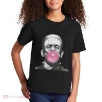 Frankenstein Monster With Pink Bubblegum Bubble Kids T-Shirt thumb 2