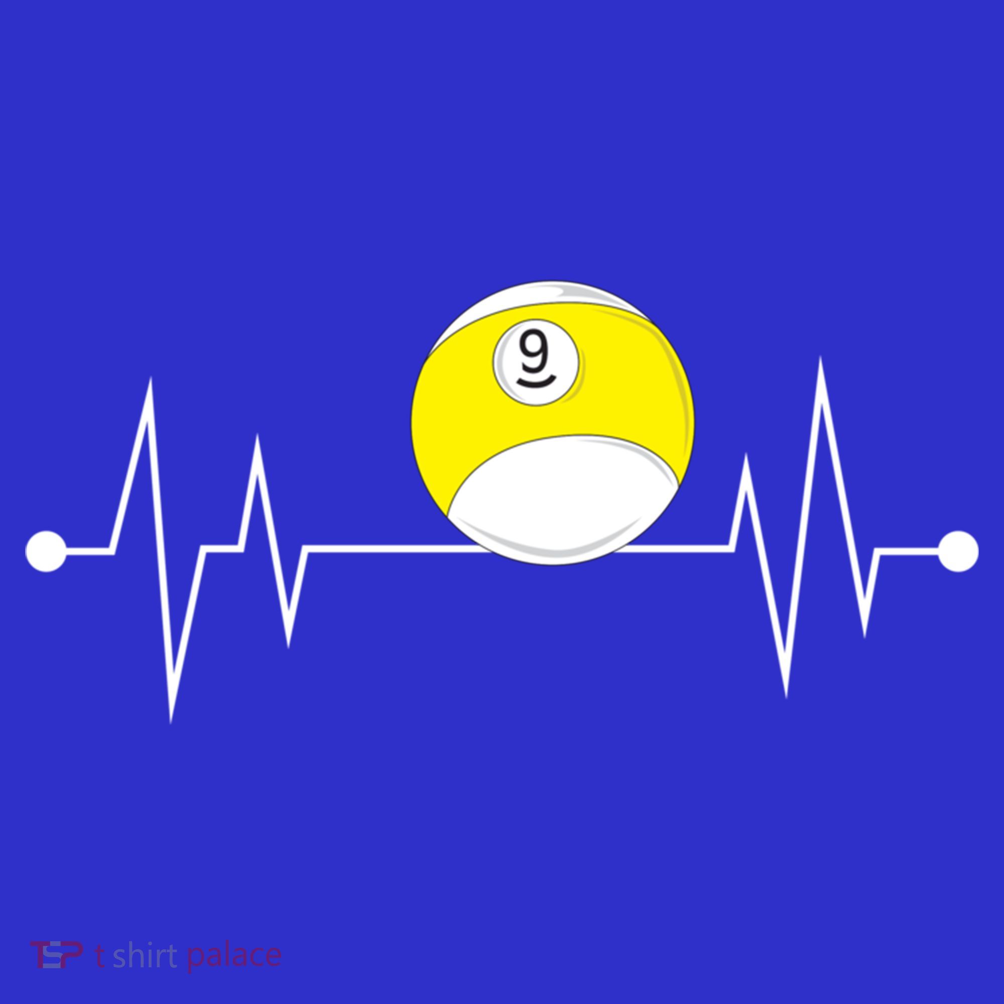 Funny Nine 9 Ball Pool Player Billiards Lover Heartbeat Gift Women's Tank Top