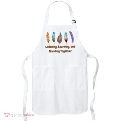 Feathers Native American Unity Day Orange Indigenous Apron