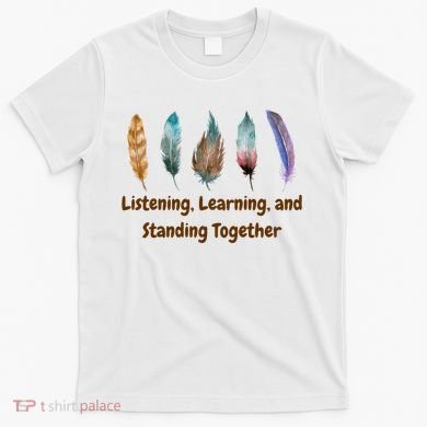 Feathers Native American Unity Day Orange Indigenous T-Shirt