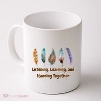 Feathers Native American Unity Day Orange Indigenous Coffee Mug thumb 0