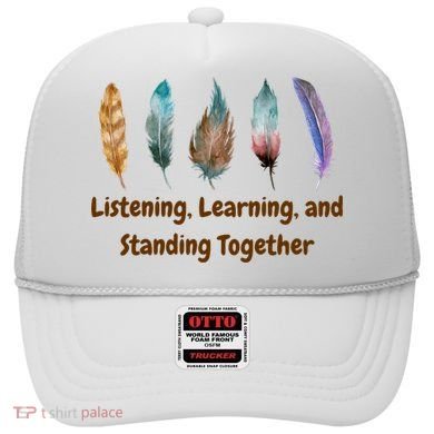 Feathers Native American Unity Day Orange Indigenous Hat