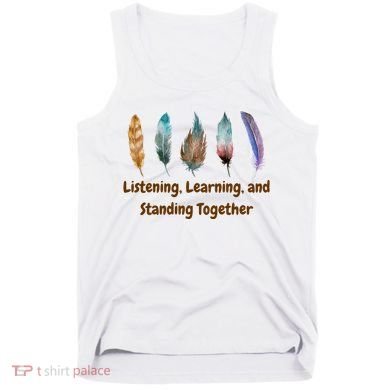 Feathers Native American Unity Day Orange Indigenous Tank Top
