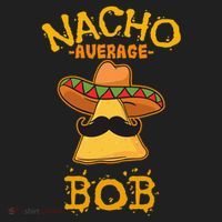 Funny Nacho Average Bob Golf Towel thumb 3
