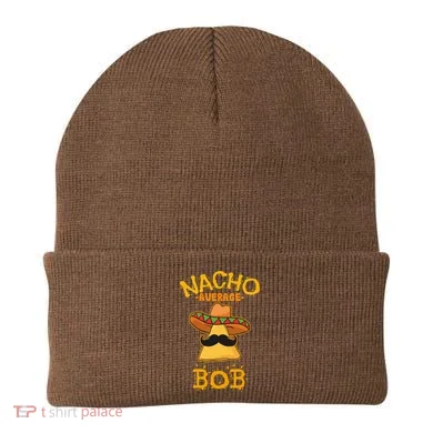 Funny Nacho Average Bob Beanie
