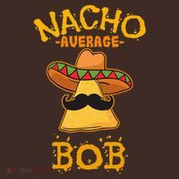 Funny Nacho Average Bob Baby Bodysuit thumb 2