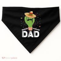 Funny Nacho Average Dad USA-Made Doggie Bandana thumb 0