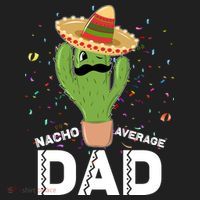 Funny Nacho Average Dad Tumbler thumb 3