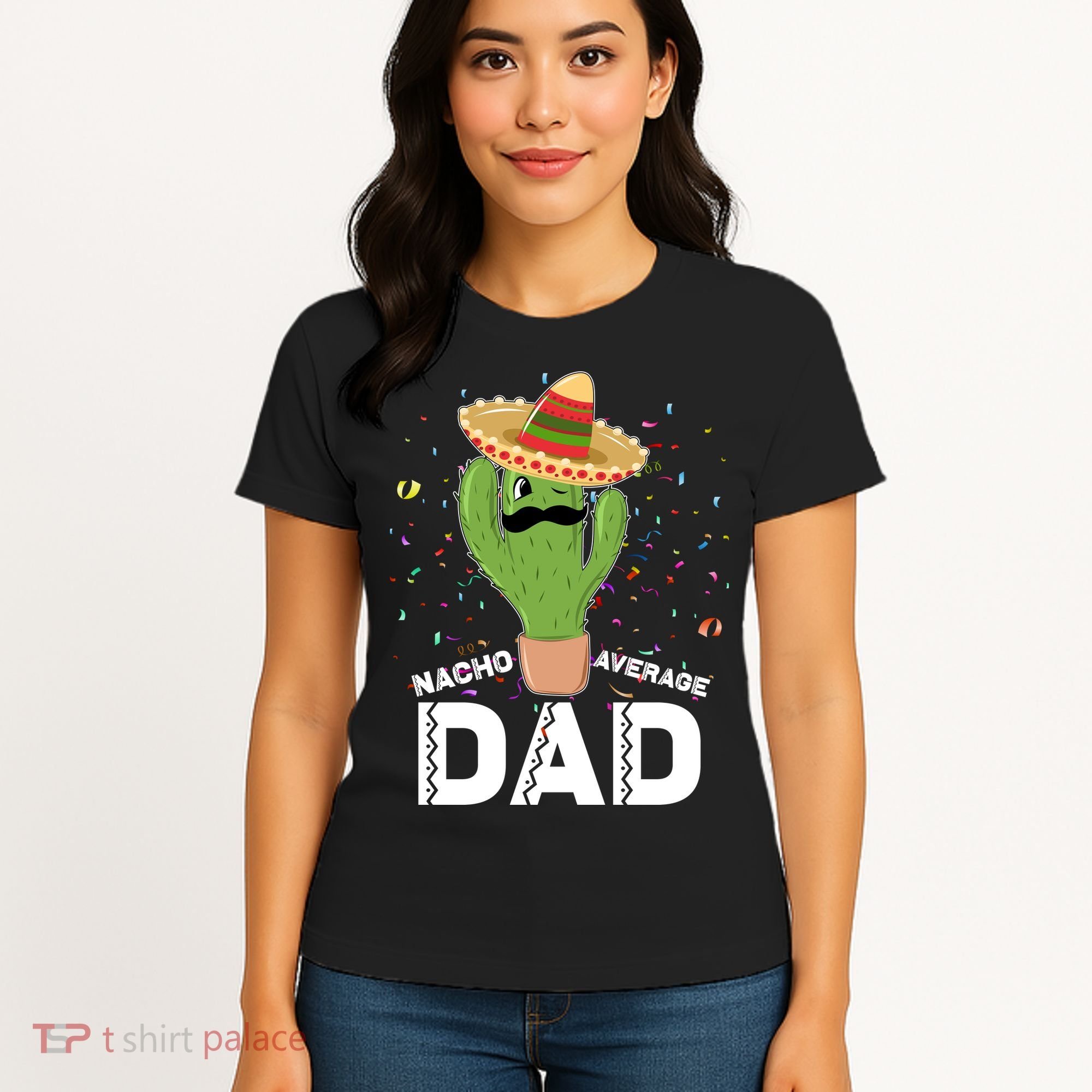 Funny Nacho Average Dad Women's T-Shirt