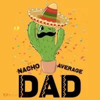 Funny Nacho Average Dad Kids Hoodie thumb 2