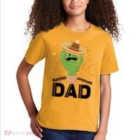 Funny Nacho Average Dad Kids T-Shirt thumb 2
