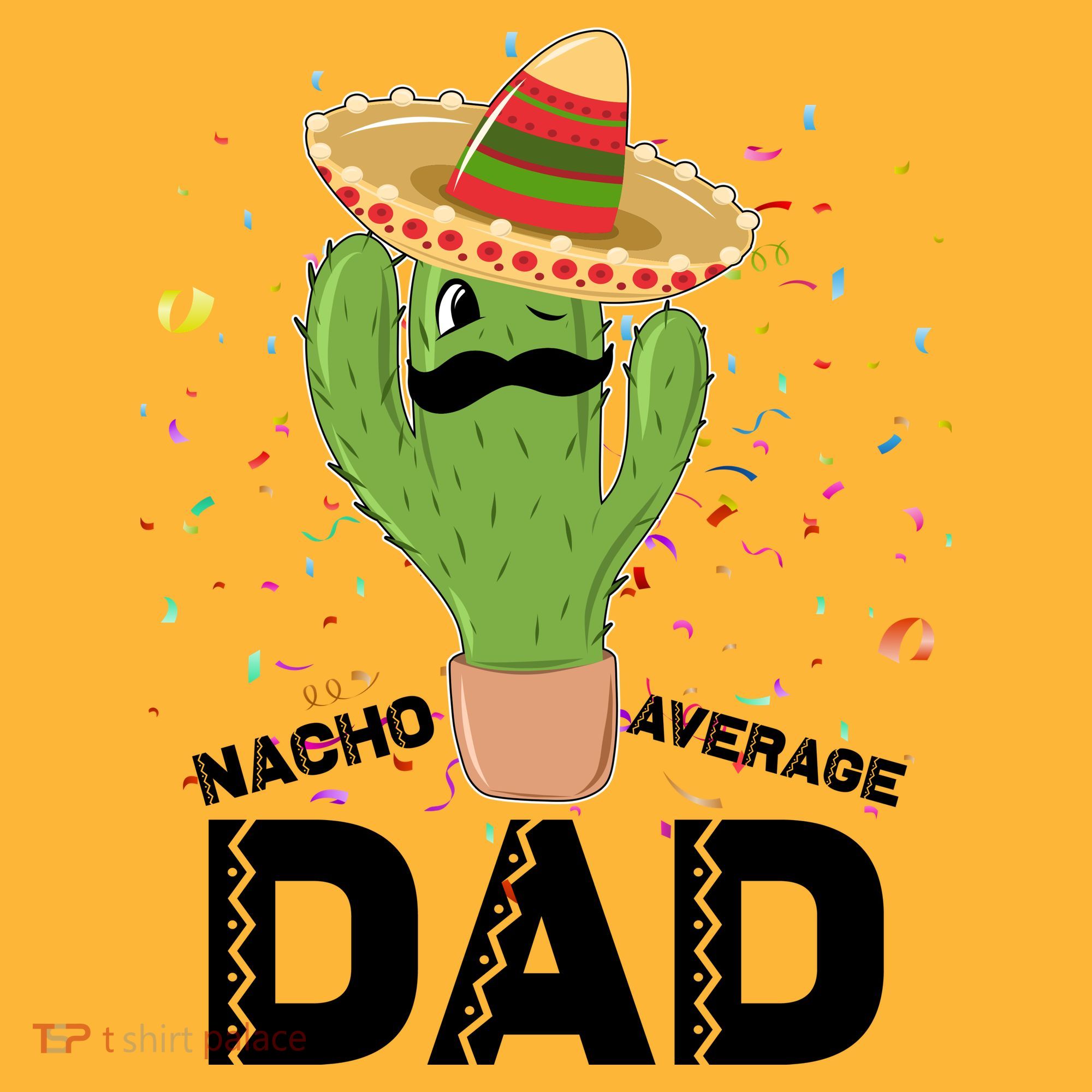Funny Nacho Average Dad Kids T-Shirt