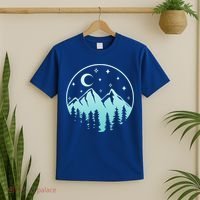 Forest Nature Adventure Life In Mountains Hiking T-Shirt thumb 2