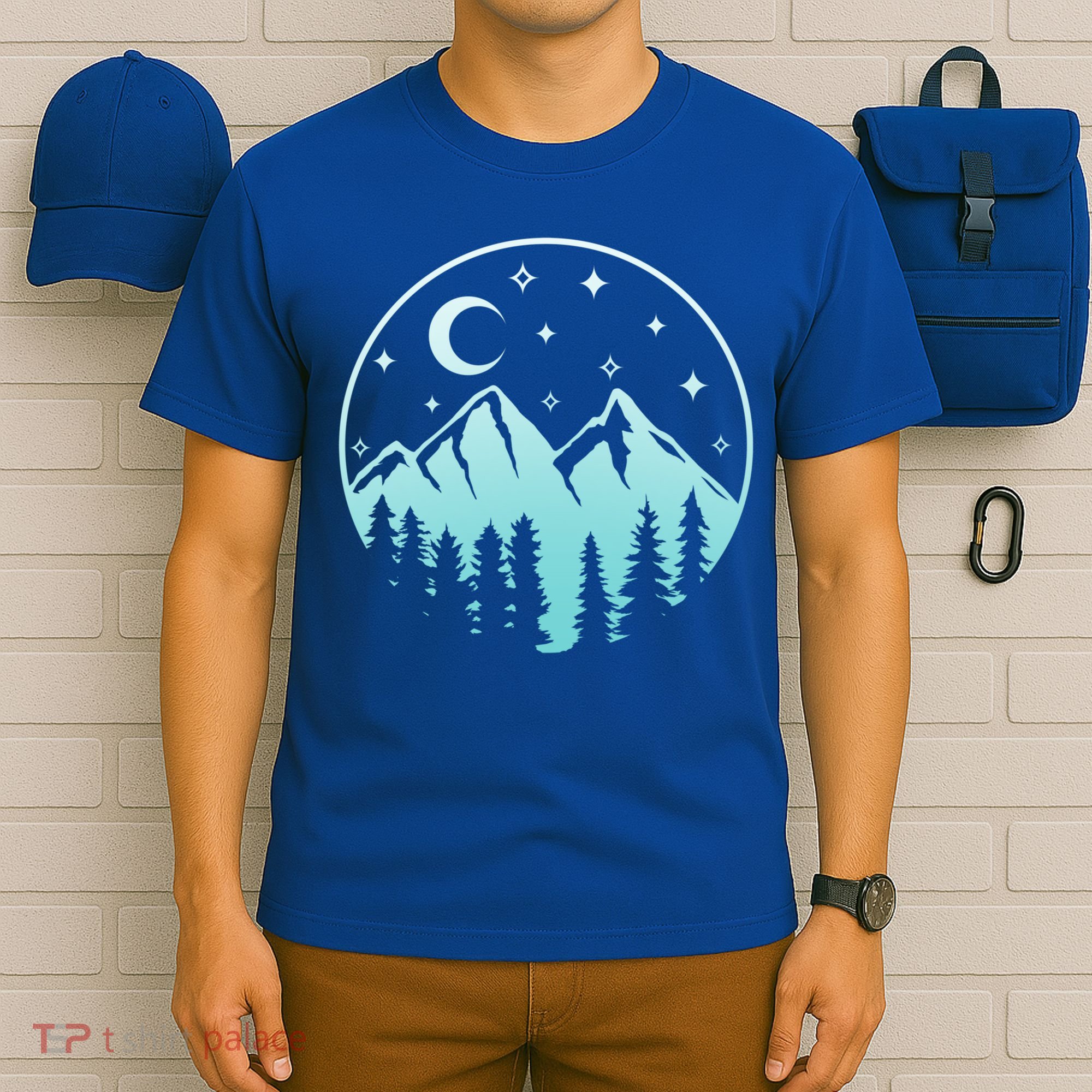 Forest Nature Adventure Life In Mountains Hiking T-Shirt
