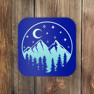 Forest Nature Adventure Life In Mountains Hiking Coaster
