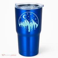 Forest Nature Adventure Life In Mountains Hiking Tumbler thumb 0