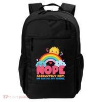 Funny Nope Absolutely Not No Can Do My Friend Backpack thumb 0