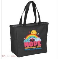 Funny Nope Absolutely Not No Can Do My Friend Tote Bag thumb 2