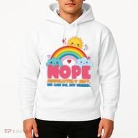 Funny Nope Absolutely Not No Can Do My Friend Hoodie thumb 2