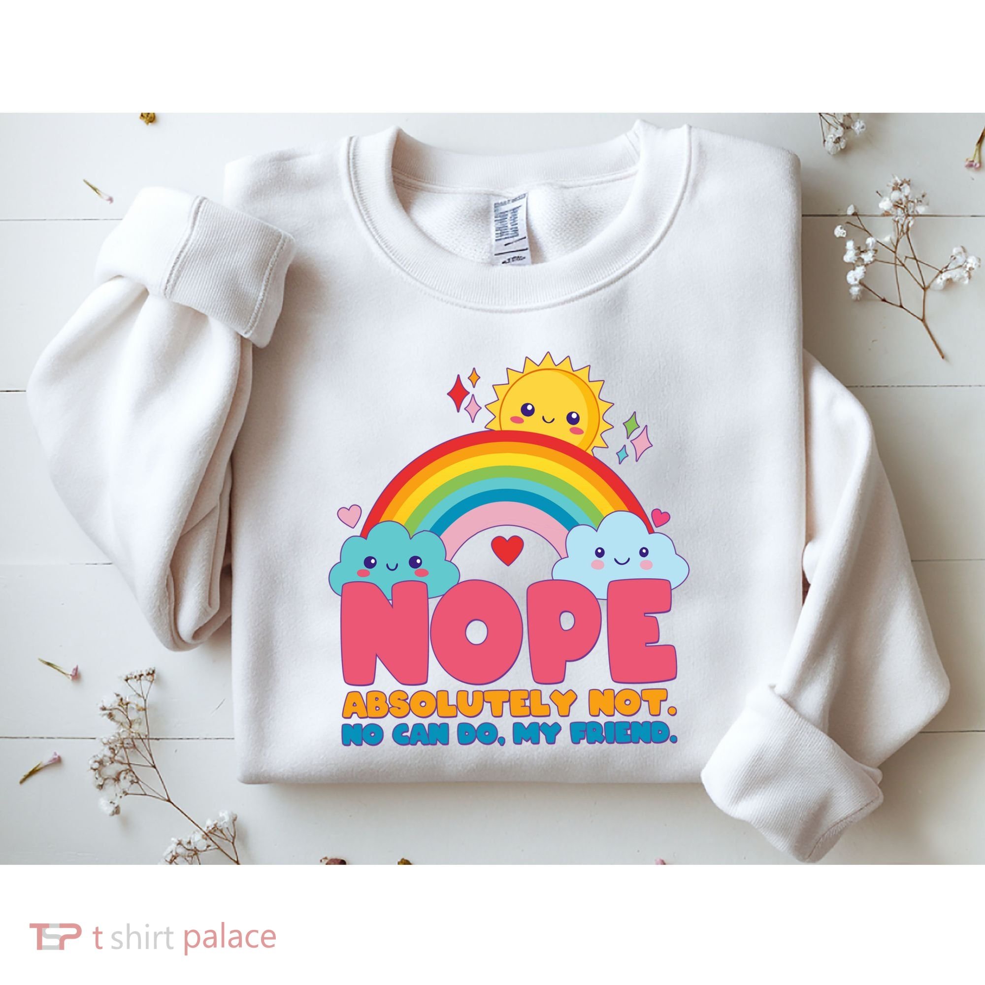 Funny Nope Absolutely Not No Can Do My Friend Sweatshirt
