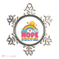 Funny Nope Absolutely Not No Can Do My Friend Ornament thumb 0