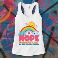 Funny Nope Absolutely Not No Can Do My Friend Women's Tank Top thumb 3