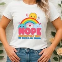 Funny Nope Absolutely Not No Can Do My Friend Women's T-Shirt thumb 2