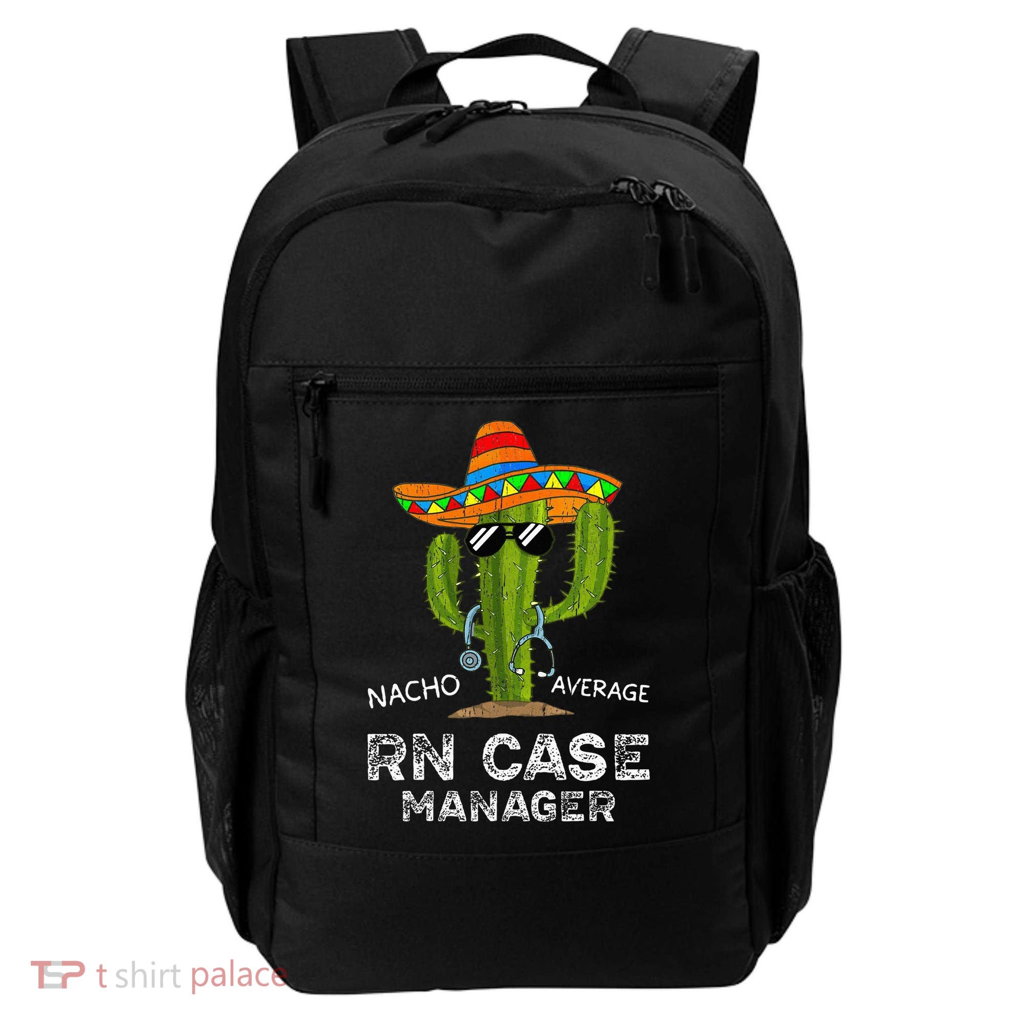 Funny Nacho Average Nurse RN Case Manager For Women Backpack