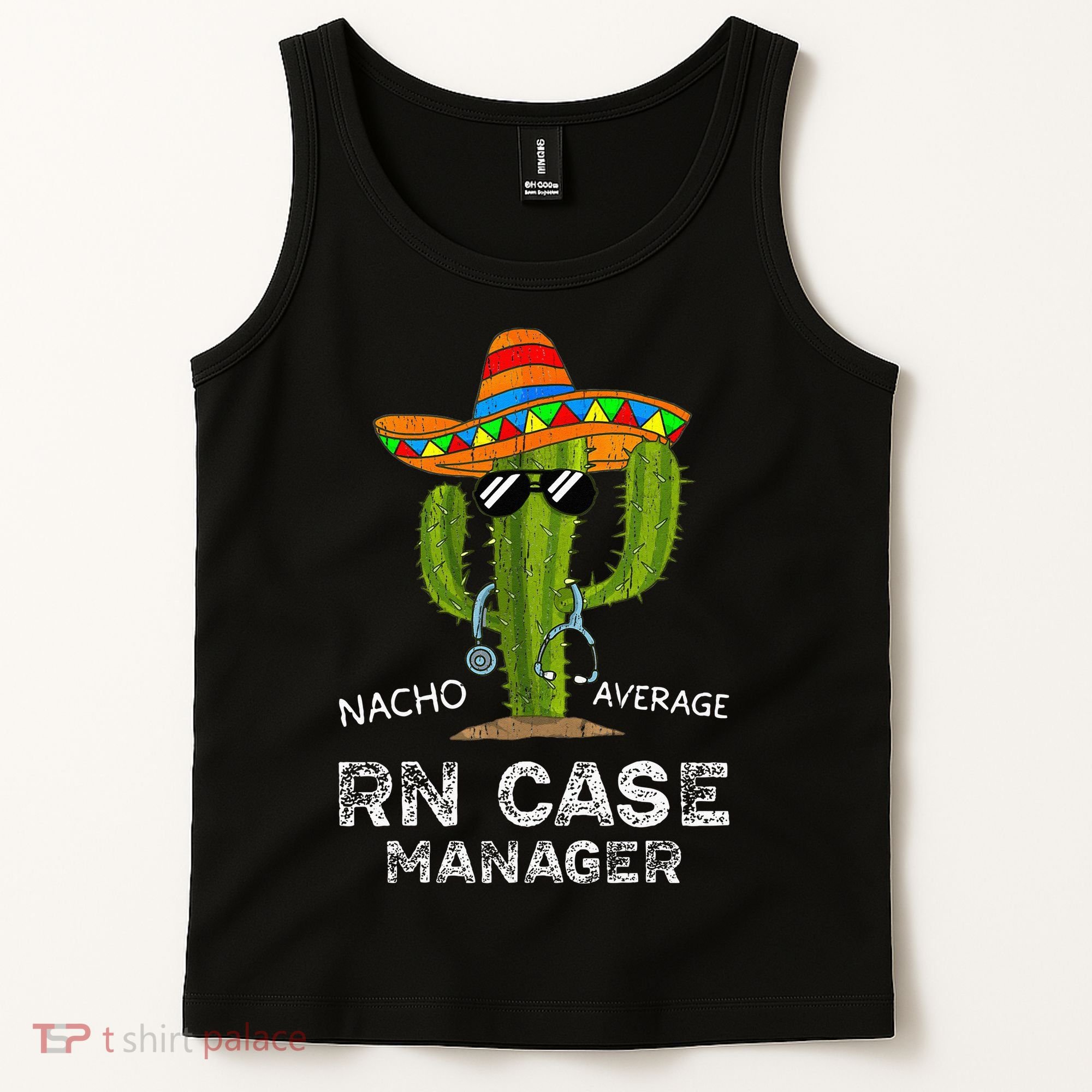 Funny Nacho Average Nurse RN Case Manager For Women Tank Top