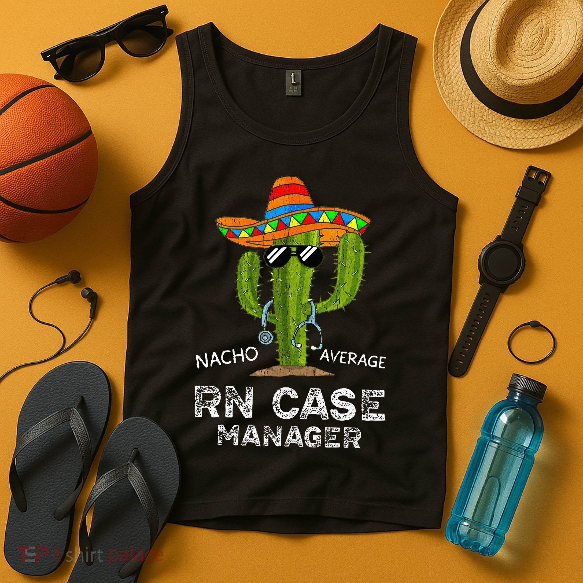 Funny Nacho Average Nurse RN Case Manager For Women Tank Top