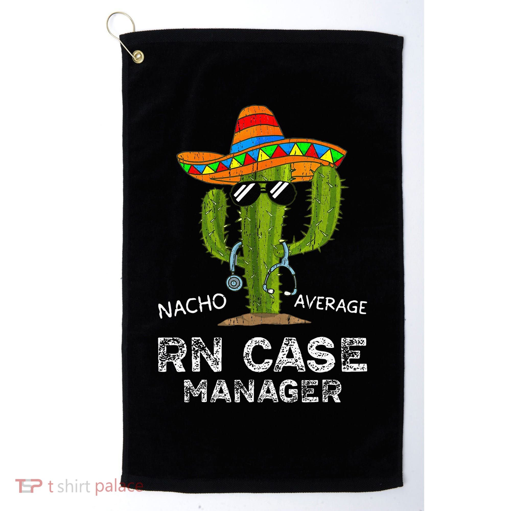 Funny Nacho Average Nurse RN Case Manager For Women Golf Towel