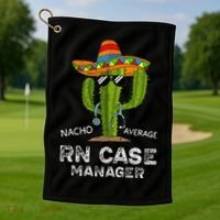 Funny Nacho Average Nurse RN Case Manager For Women Golf Towel thumb 1