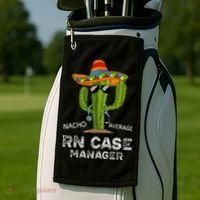 Funny Nacho Average Nurse RN Case Manager For Women Golf Towel thumb 2