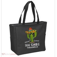 Funny Nacho Average Nurse RN Case Manager For Women Tote Bag thumb 2