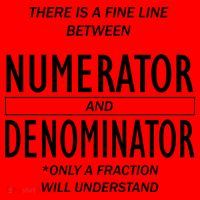 Funny Numerator And Denominator Math Fraction Santa Hat thumb 1