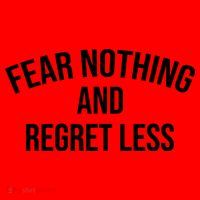 Fear Nothing And Regret Less Santa Hat thumb 1
