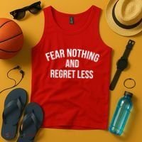 Fear Nothing And Regret Less Tank Top thumb 4