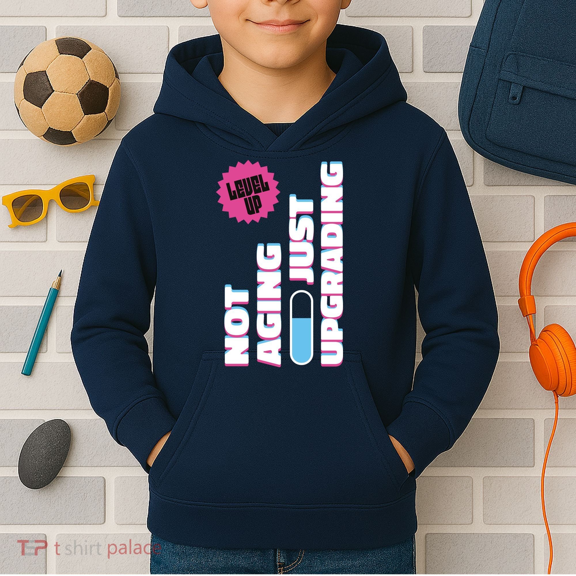 Funny Not Aging Birthday Quote Kids Hoodie