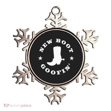 Funny New Boot Goofin Cowboy Boot Meme Quote Ornament