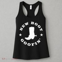 Funny New Boot Goofin Cowboy Boot Meme Quote Women's Tank Top thumb 3