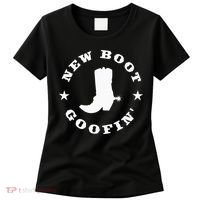 Funny New Boot Goofin Cowboy Boot Meme Quote Women's T-Shirt thumb 0