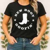 Funny New Boot Goofin Cowboy Boot Meme Quote Women's T-Shirt thumb 2