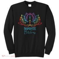 Funny Namaste Bitches Spiritual Sarcasm Zen Yoga Lover Gift Sweatshirt thumb 0