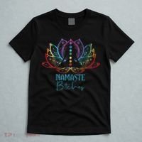 Funny Namaste Bitches Spiritual Sarcasm Zen Yoga Lover Gift T-Shirt thumb 5